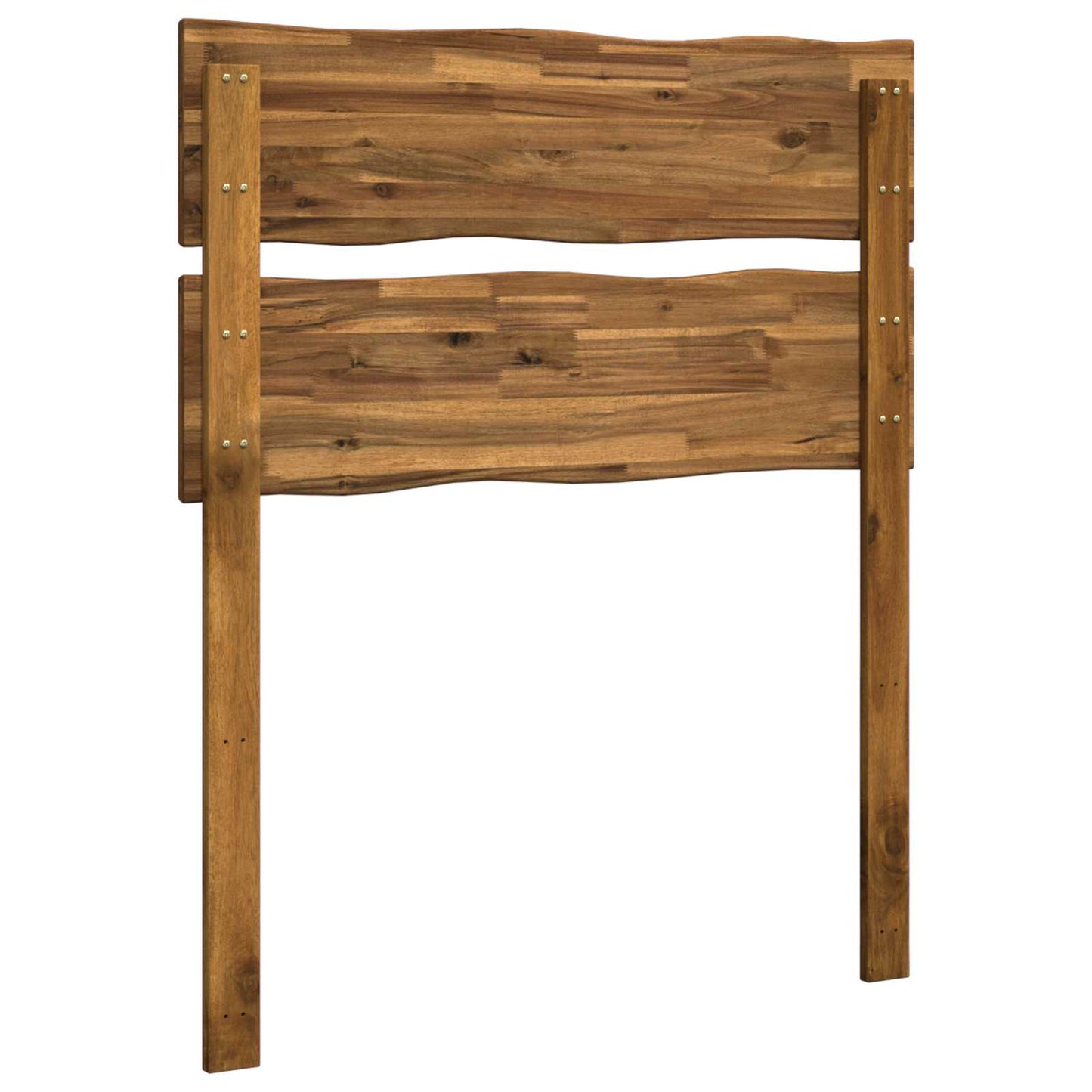 Sengegavl med levende kant ROSTOCK Naturfarvet 90 cm