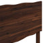 Enkelt Sengebund med Hovedgærde ROSTOCK Mørk Brun 90 x 200 cm