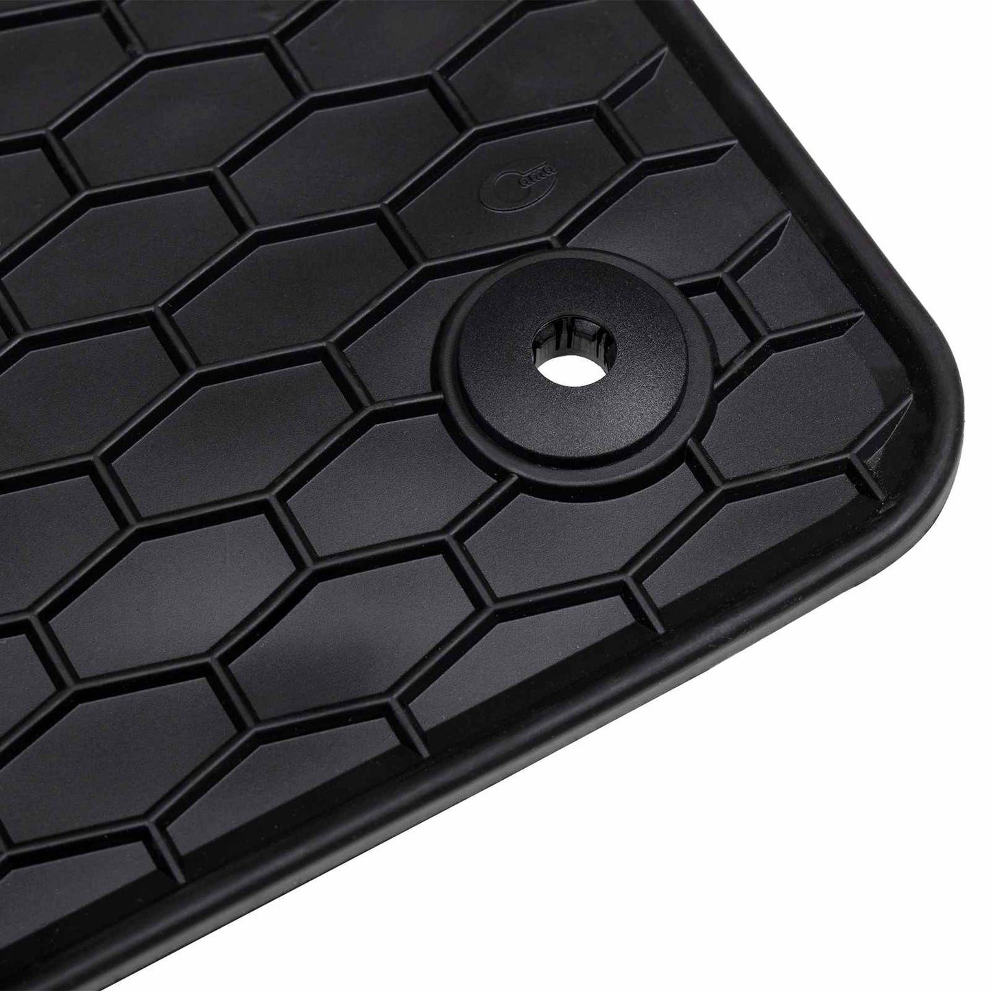 Bilmåtte 4 pcs Sort passer til Audi A3 2012-2020 Gummi