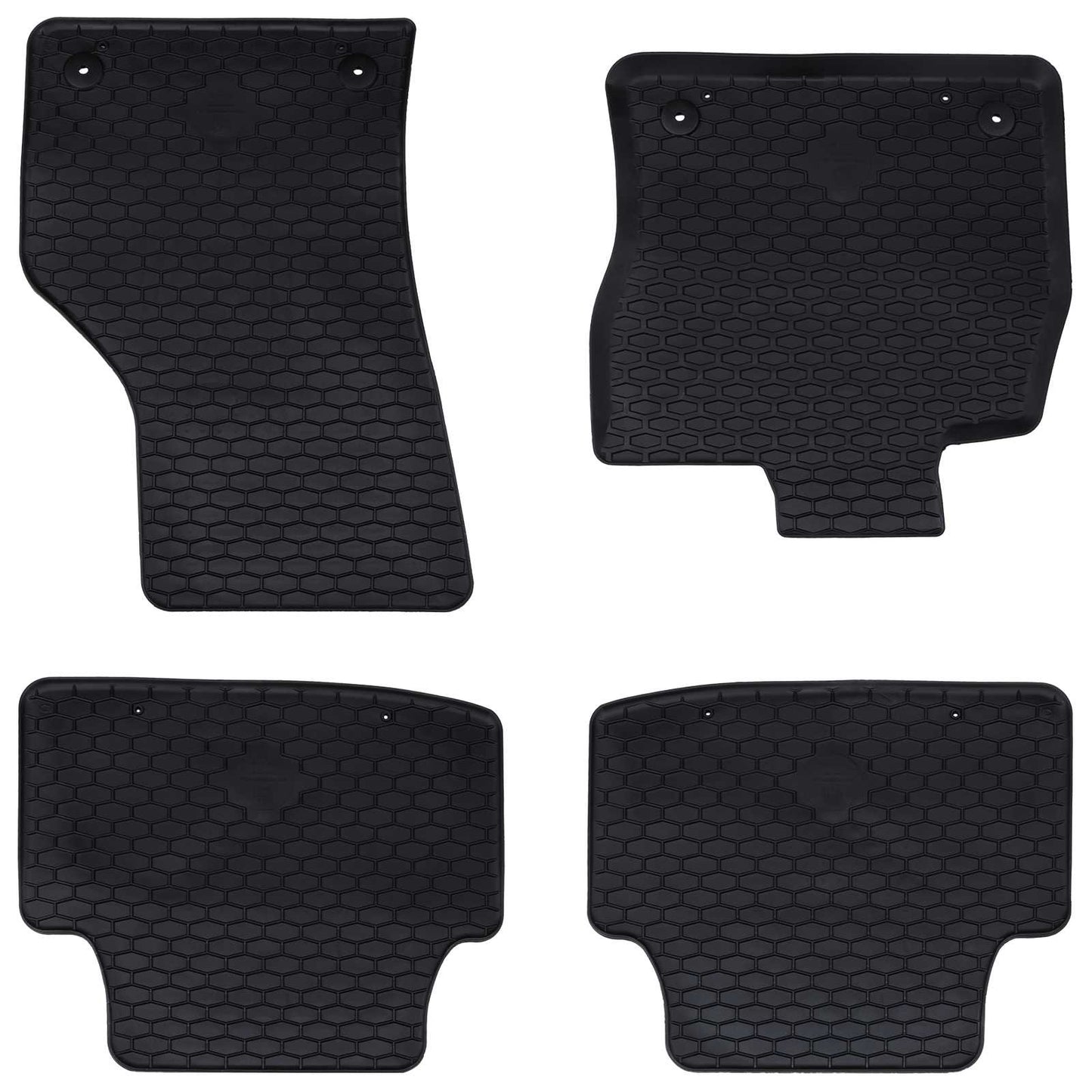 Bilmåtte 4 pcs Sort Passer til Škoda OCTAVIA III 2013-2019