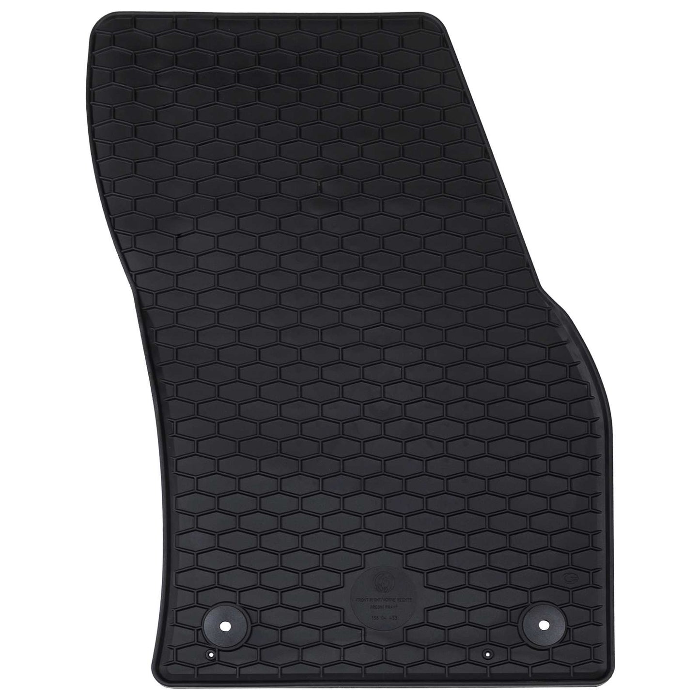Bilmåtte 4 pcs Sort Passer til VW TIGUAN 2016-2023 Gummi