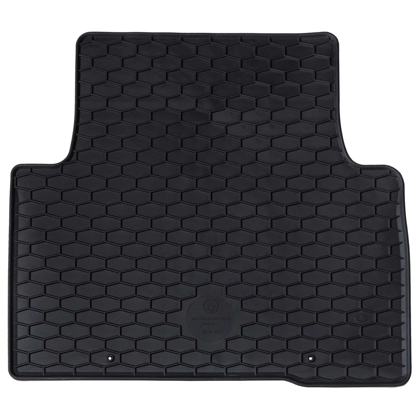 Bilmåtte 4 pcs Sort Passer til VW TIGUAN 2016-2023 Gummi