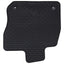 Bilmåtte 4 pcs Sort velegnet til VW GOLF VIII MHEV 2020- Gummi