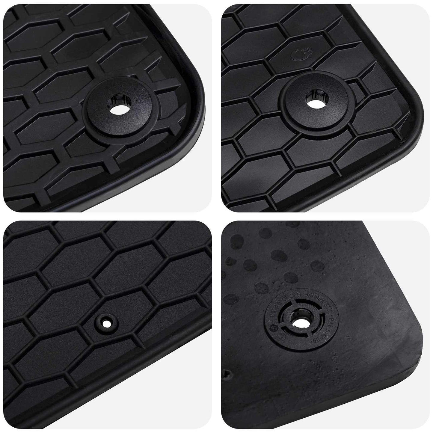 Bilmåtte 4 pcs Sort passer til Škoda SUPERB III / iV 2015-2023