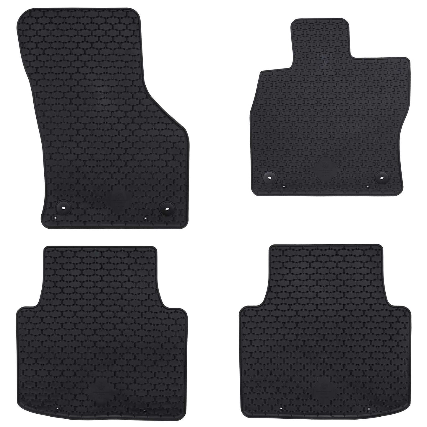 Bilmåtte 4 pcs Sort passer til Škoda SUPERB III / iV 2015-2023