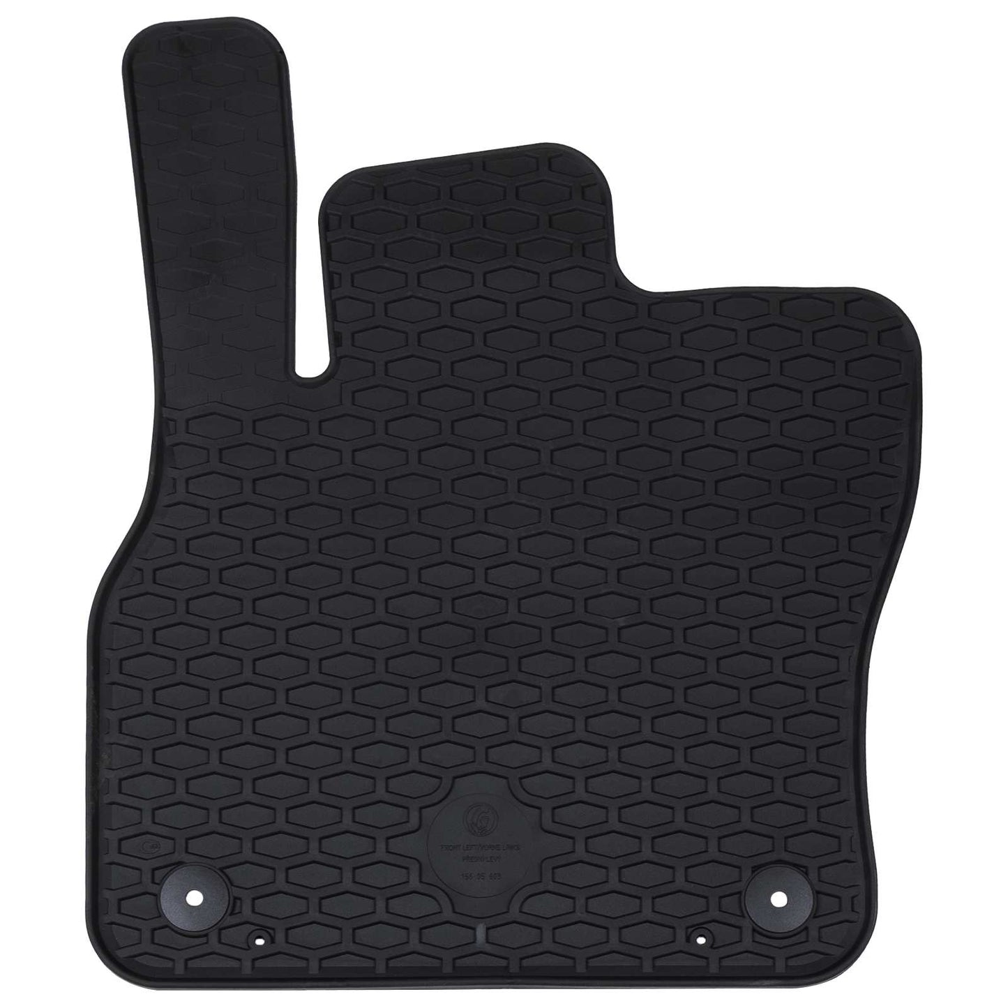 Bilmåtte 4 pcs Sort velegnet til Audi Q3 2019-2025 Gummi