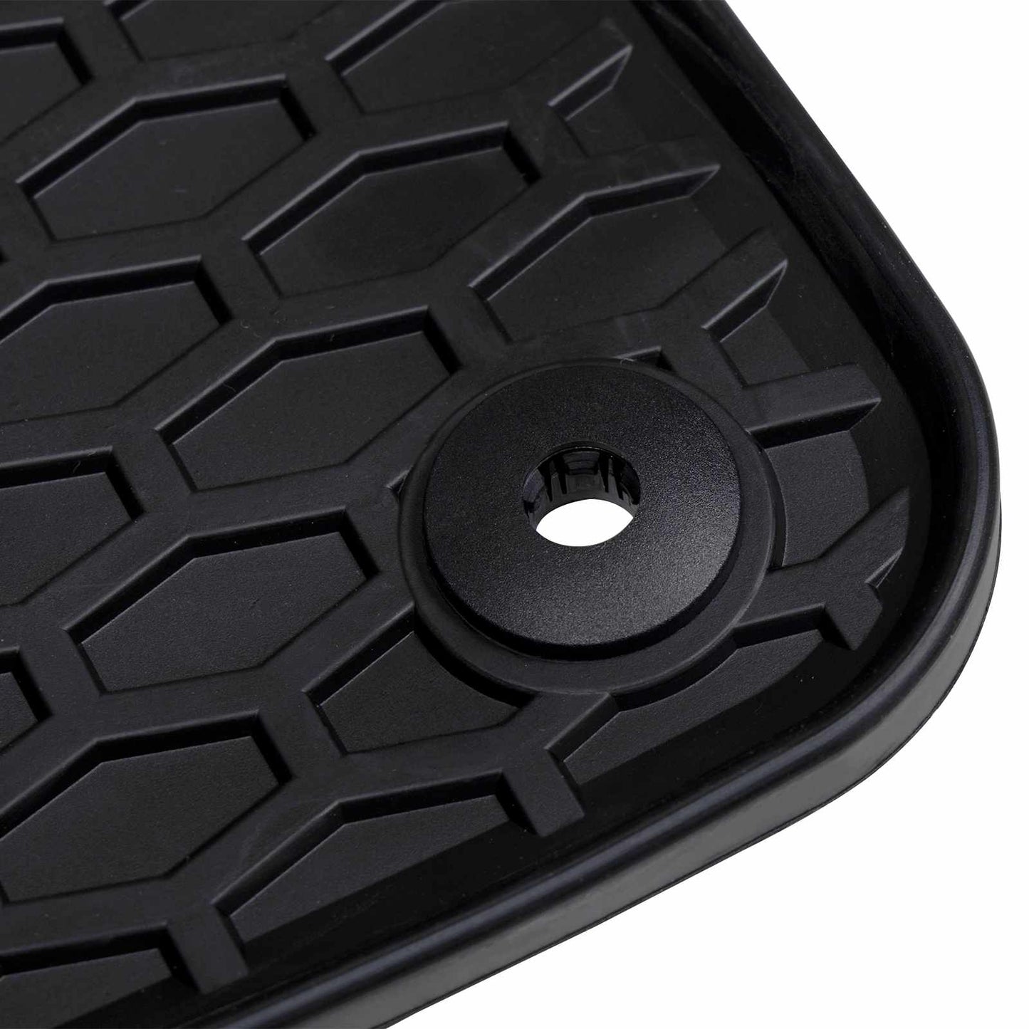 Bilmåtte 2 pcs Sort Passer til VW CADDY 2020- Gummi