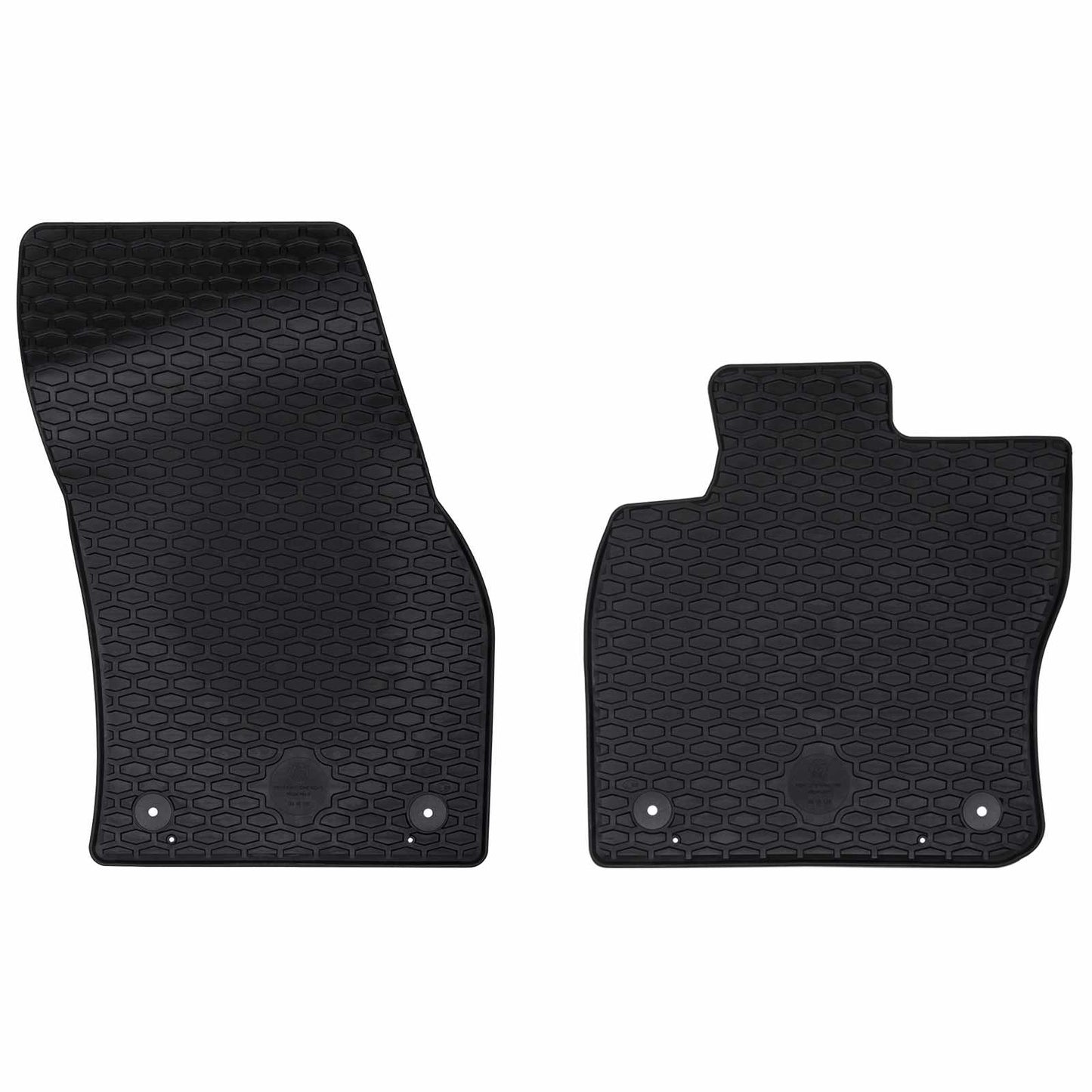 Bilmåtte 2 pcs Sort Passer til VW CADDY 2020- Gummi