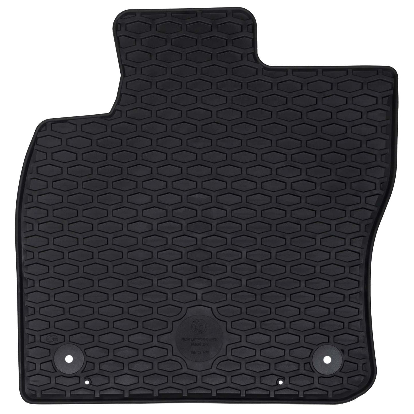 Bilmåtte 2 pcs Sort Passer til VW CADDY 2020- Gummi
