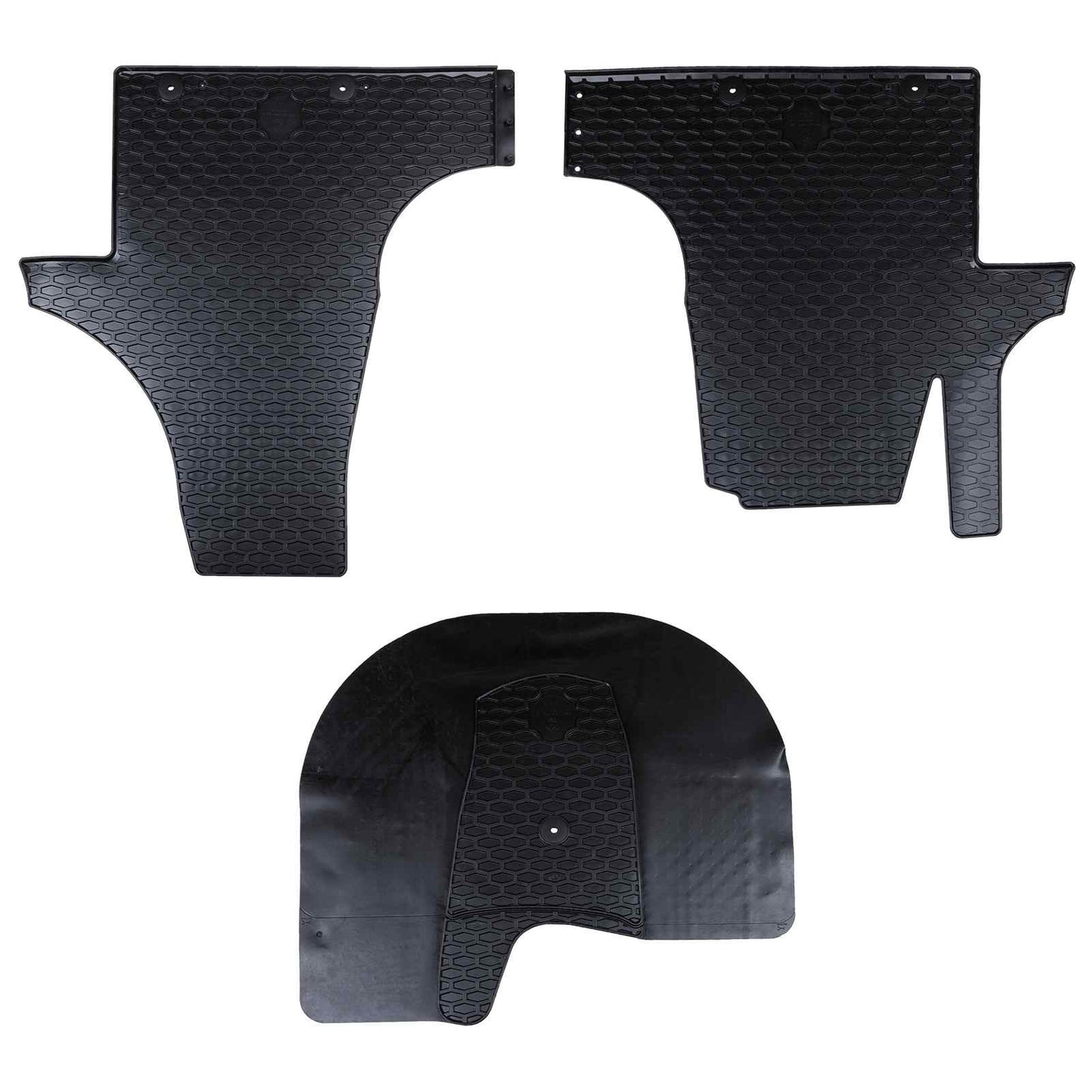 Bilmåtte 3 pcs Sort Passer til VW T5 2010-2015 Gummi