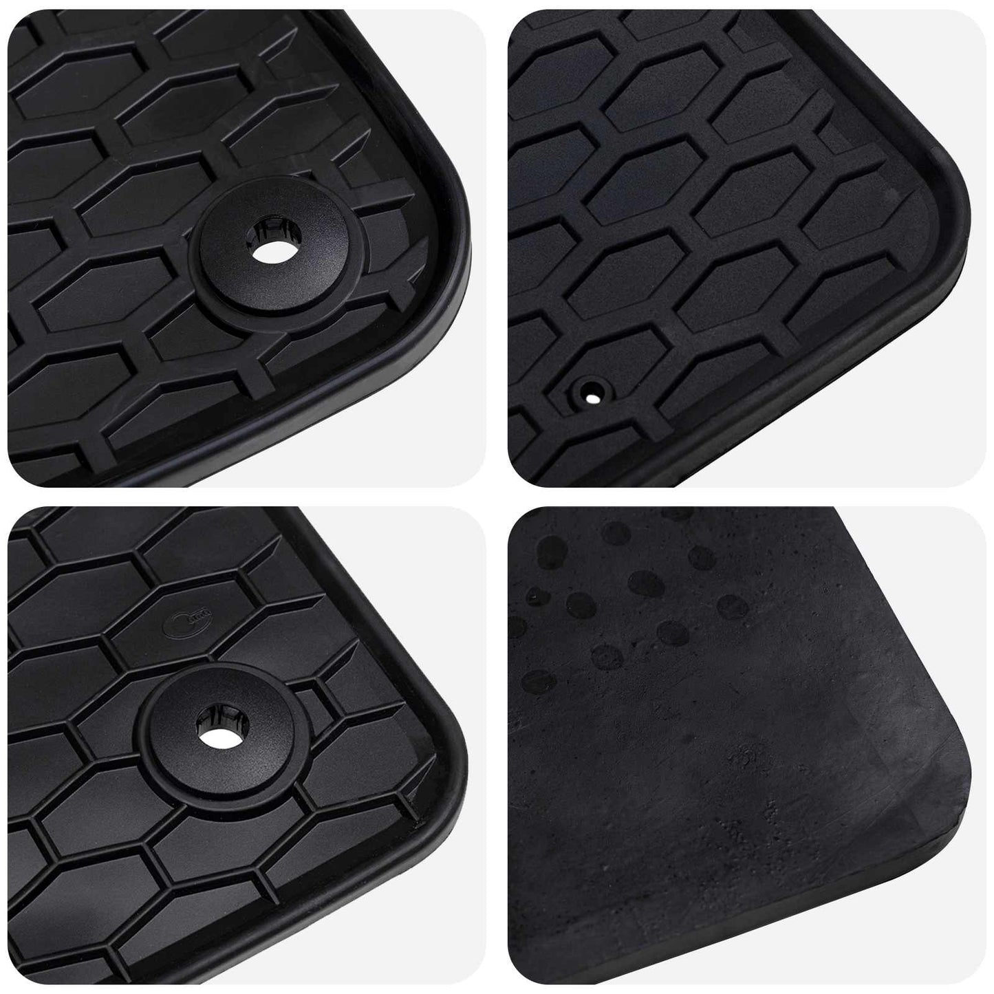 Bilmåtte 4 pcs Sort velegnet til Audi A6 / A7 2018-2025 4D Aft.