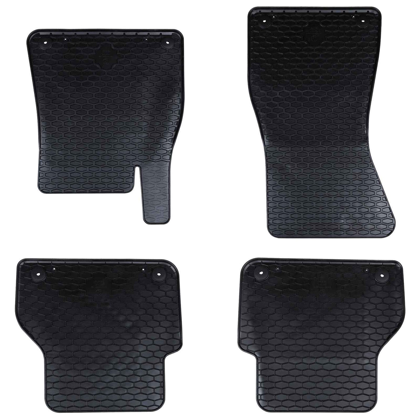 Bilmåtte 4 pcs Sort velegnet til Audi A6 / A7 2018-2025 4D Aft.