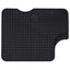 Bilmåtte 4 pcs Sort velegnet til DACIA DUSTER 2010-2017 Gummi