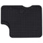 Bilmåtte 4 pcs Sort velegnet til DACIA DUSTER 2010-2017 Gummi