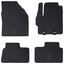 Bilmåtte 4 pcs Sort Velegnet til Toyota AYGO X 2022- Gummi