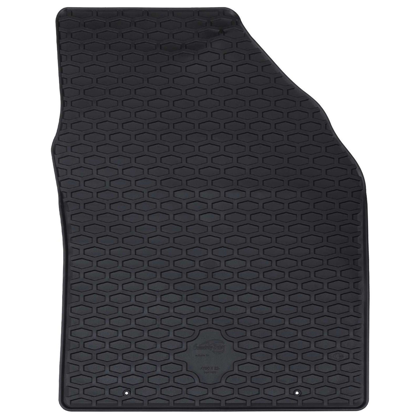 Bilmåtte 4 pcs Sort Velegnet til Toyota AYGO X 2022- Gummi