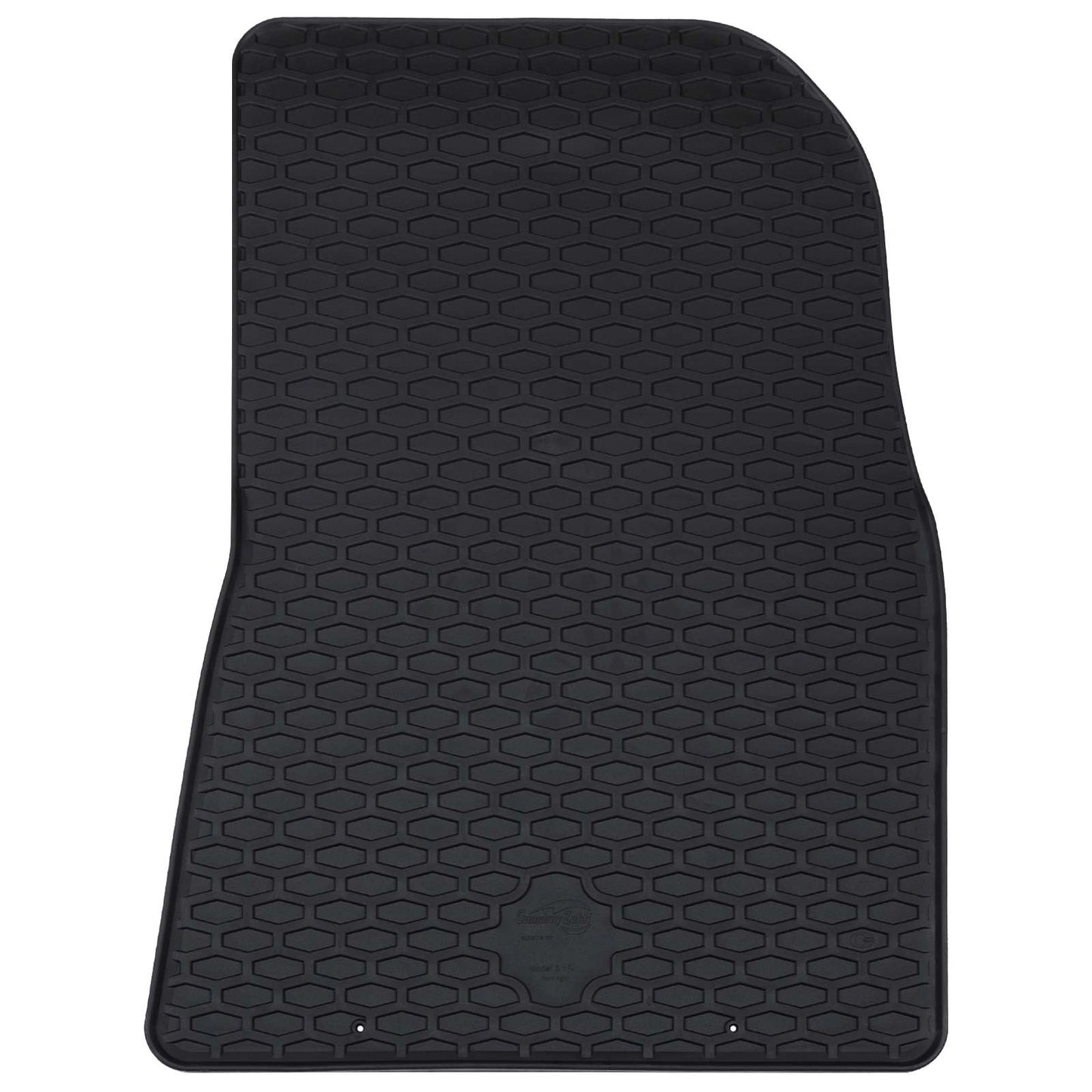 Bilmåtte 4 pcs Sort Passer til Tesla MODEL 3 2017- 4D Aft Gummi