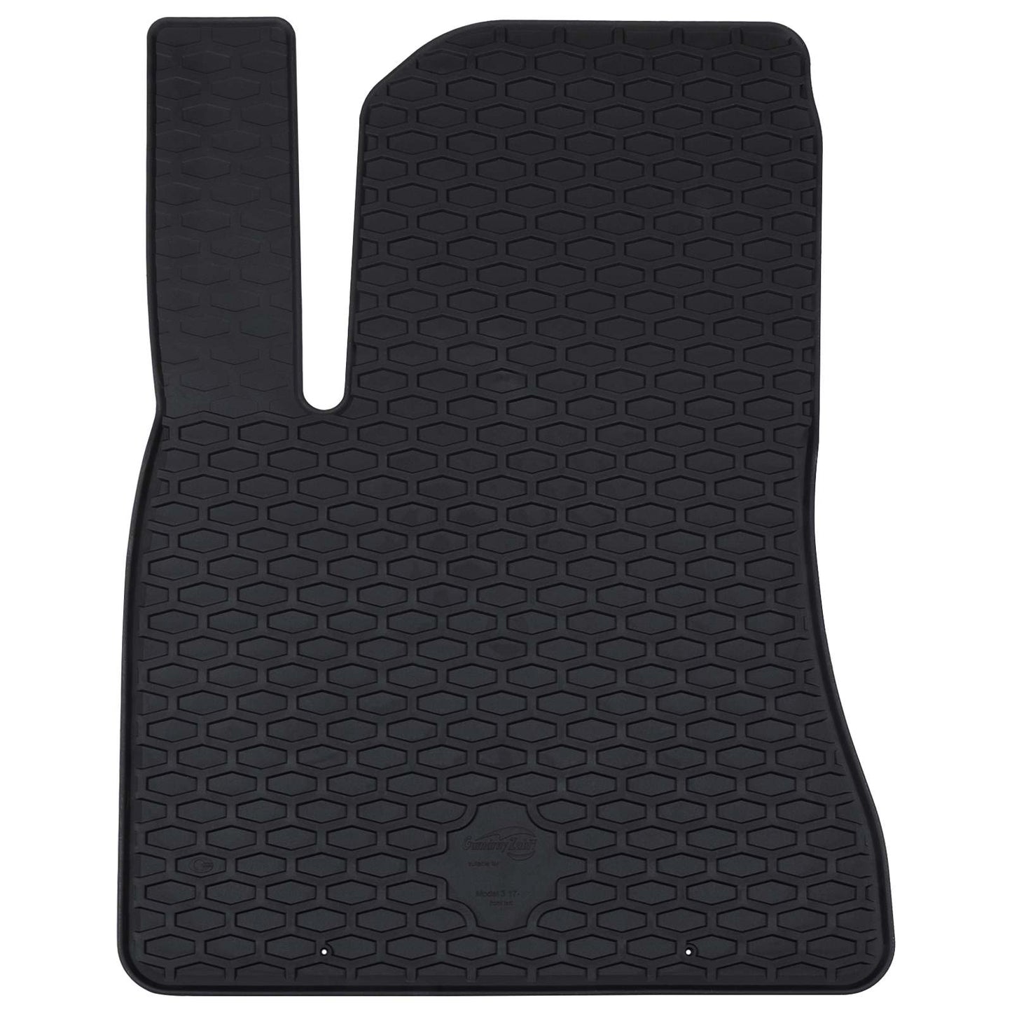 Bilmåtte 4 pcs Sort Passer til Tesla MODEL 3 2017- 4D Aft Gummi