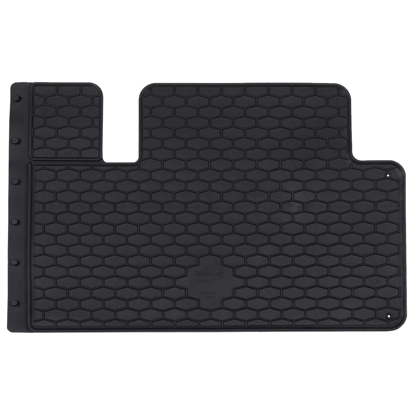 Bilmåtte 4 pcs Sort Passer til Tesla MODEL 3 2017- 4D Aft Gummi