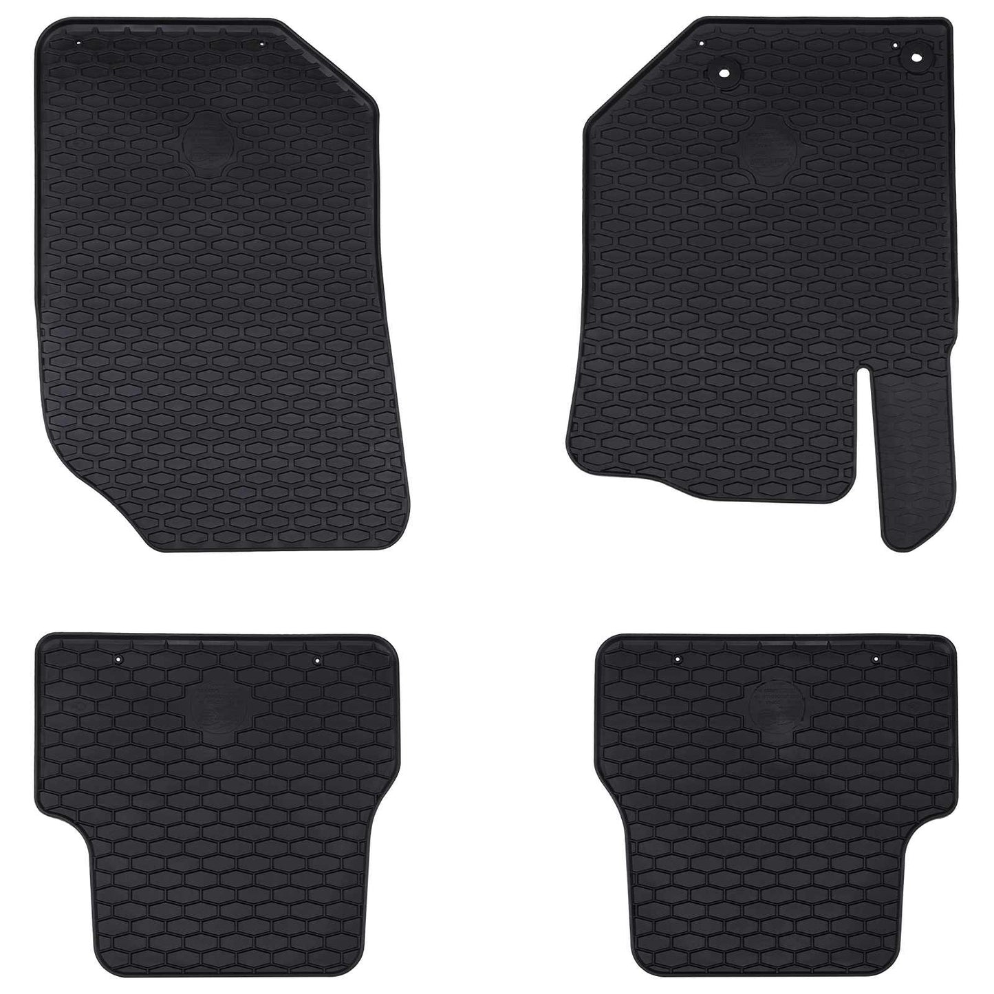 Bilmåtte 4 pcs Sort Passer til DS3 2019- Gummi