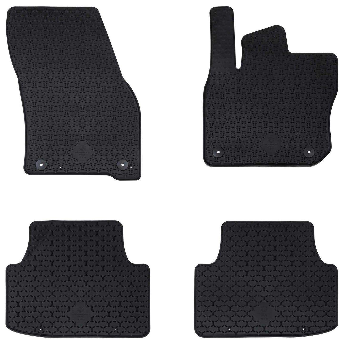 Bilmåtte 4 pcs Sort velegnet til VW TIGUAN MHEV & PHEV 2024-