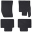 Bilmåtte 4 pcs Sort passer til 308 SW 2021- Gummi