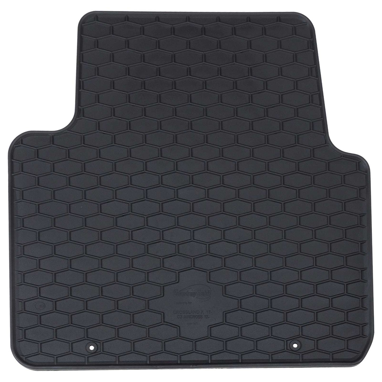 Bilmåtte 4 pcs Sort passer til CITROEN C3 AIRCROSS 2017- Gummi