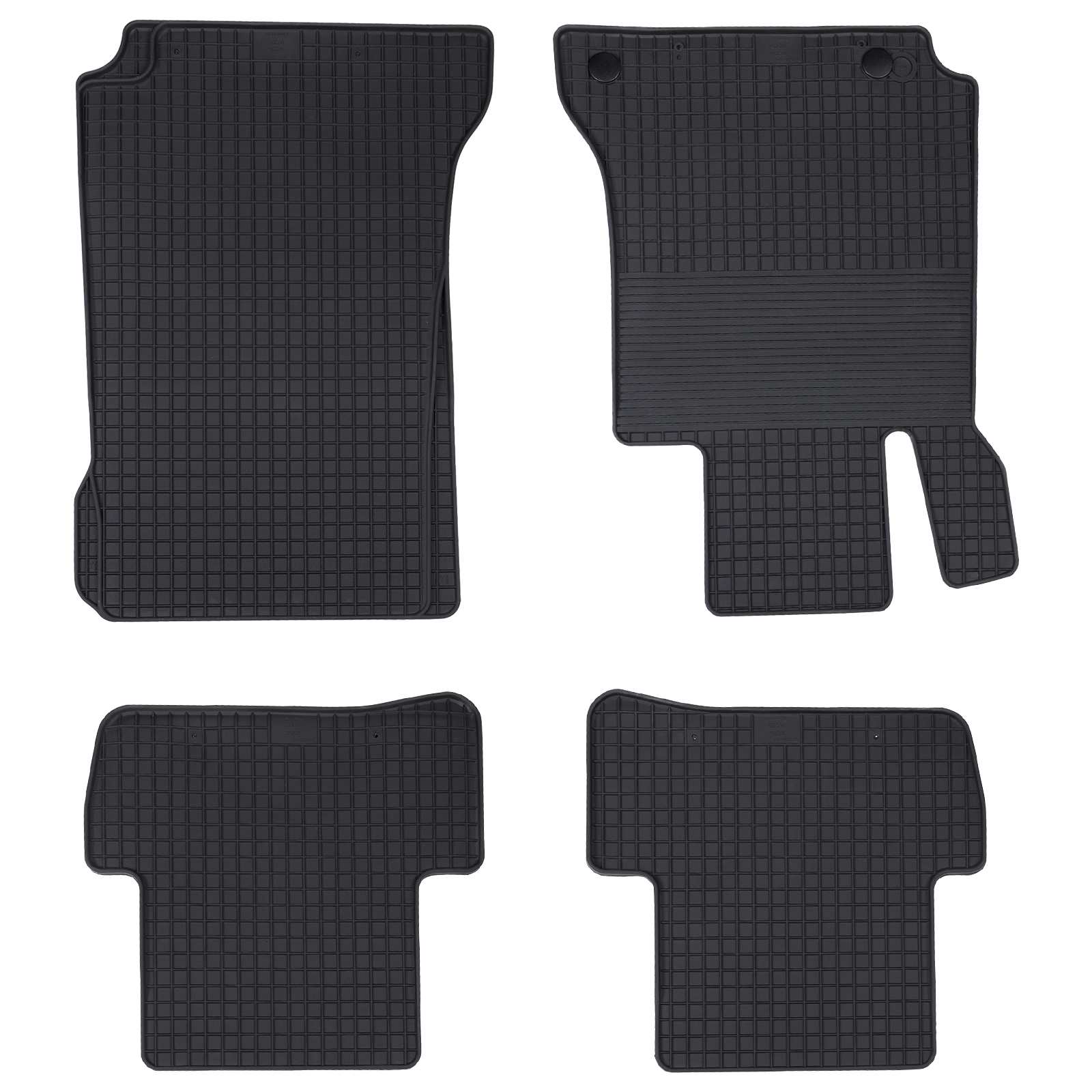 Bilmåtte 4 pcs Sort velegnet til C-Class W205 2014- 4D Aft