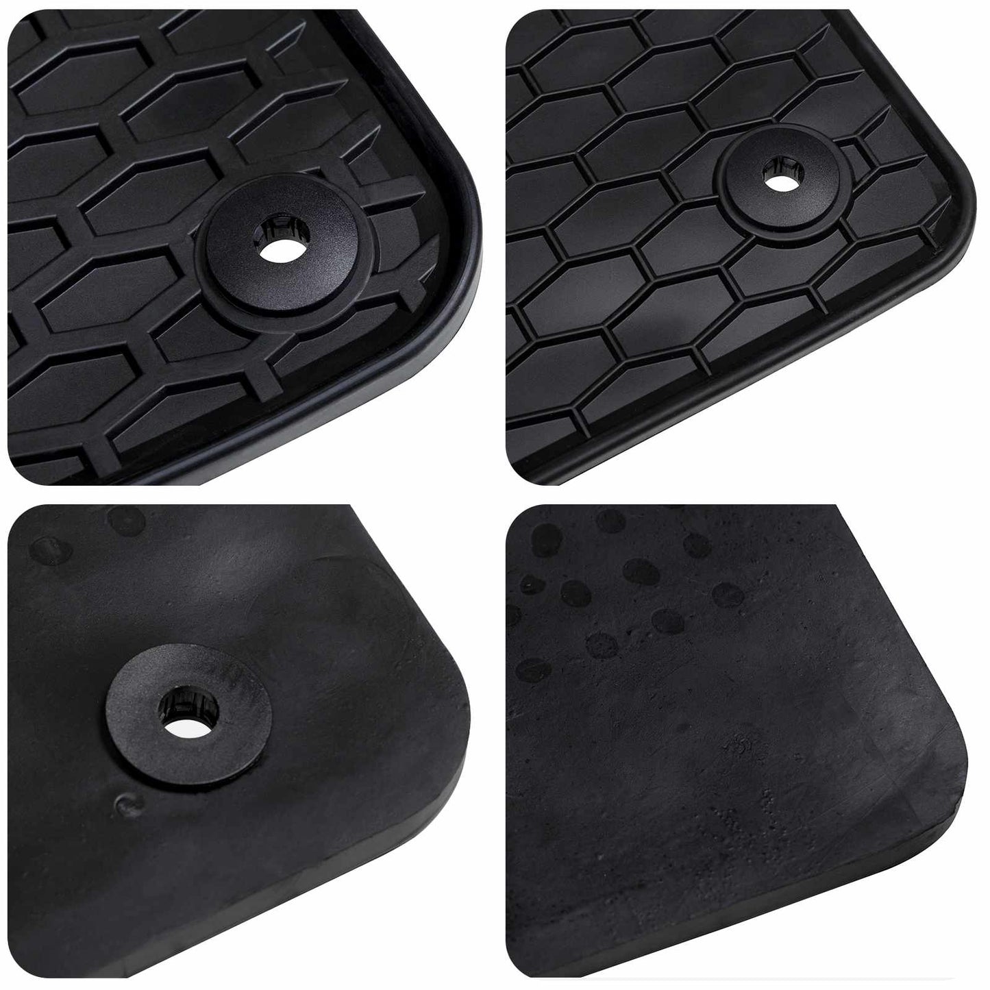 Bilmåtte 4 pcs Sort passer til VOLVO XC60 2009-2017 Gummi