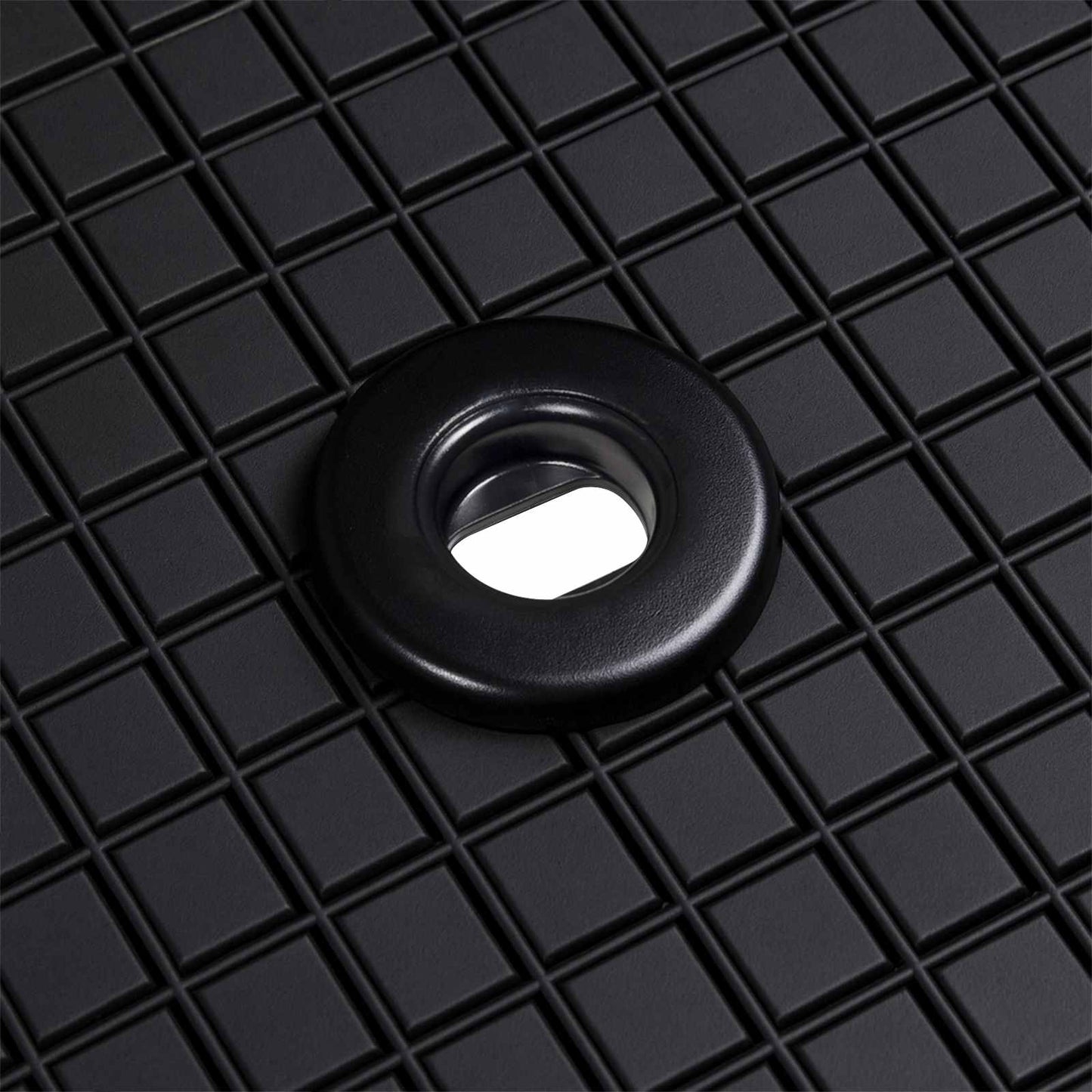 Bilmåtte 4 pcs Sort velegnet til VW POLO 2001-2009 NS Gummi