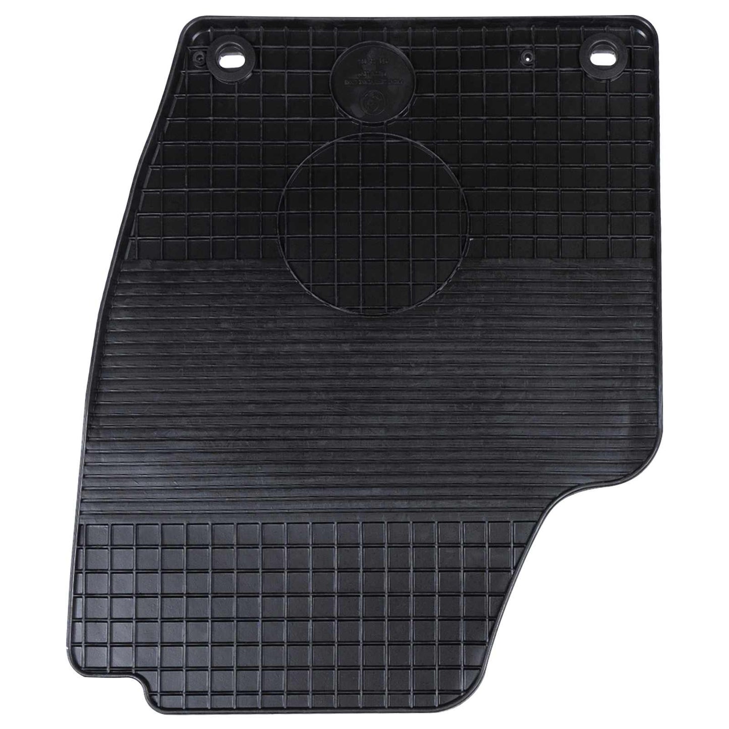 Bilmåtte 4 pcs Sort velegnet til VW POLO 2001-2009 NS Gummi