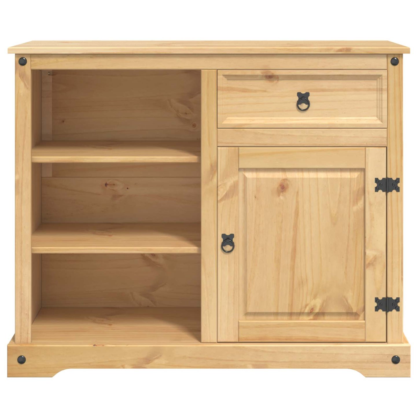 Køkkenvogn 2 pcs Honning Voks 112 x 70 x 91,5 cm Massiv fyr