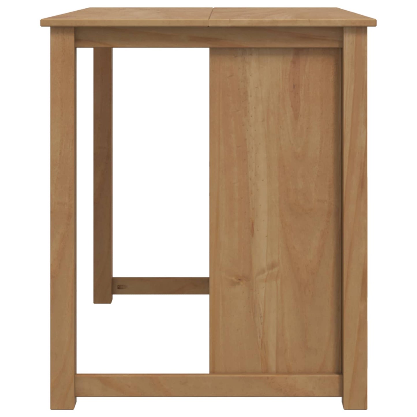 Køkkenvogn med dør PANAMA 2 pcs Honning Voks 112 x 77 x 90 cm