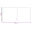 Støvdragt med klæbende tape 6 pcs Transparent 30 x 3300 cm HDPE