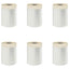 Støvdragt med klæbende tape 6 pcs Transparent 55 x 3300 cm HDPE