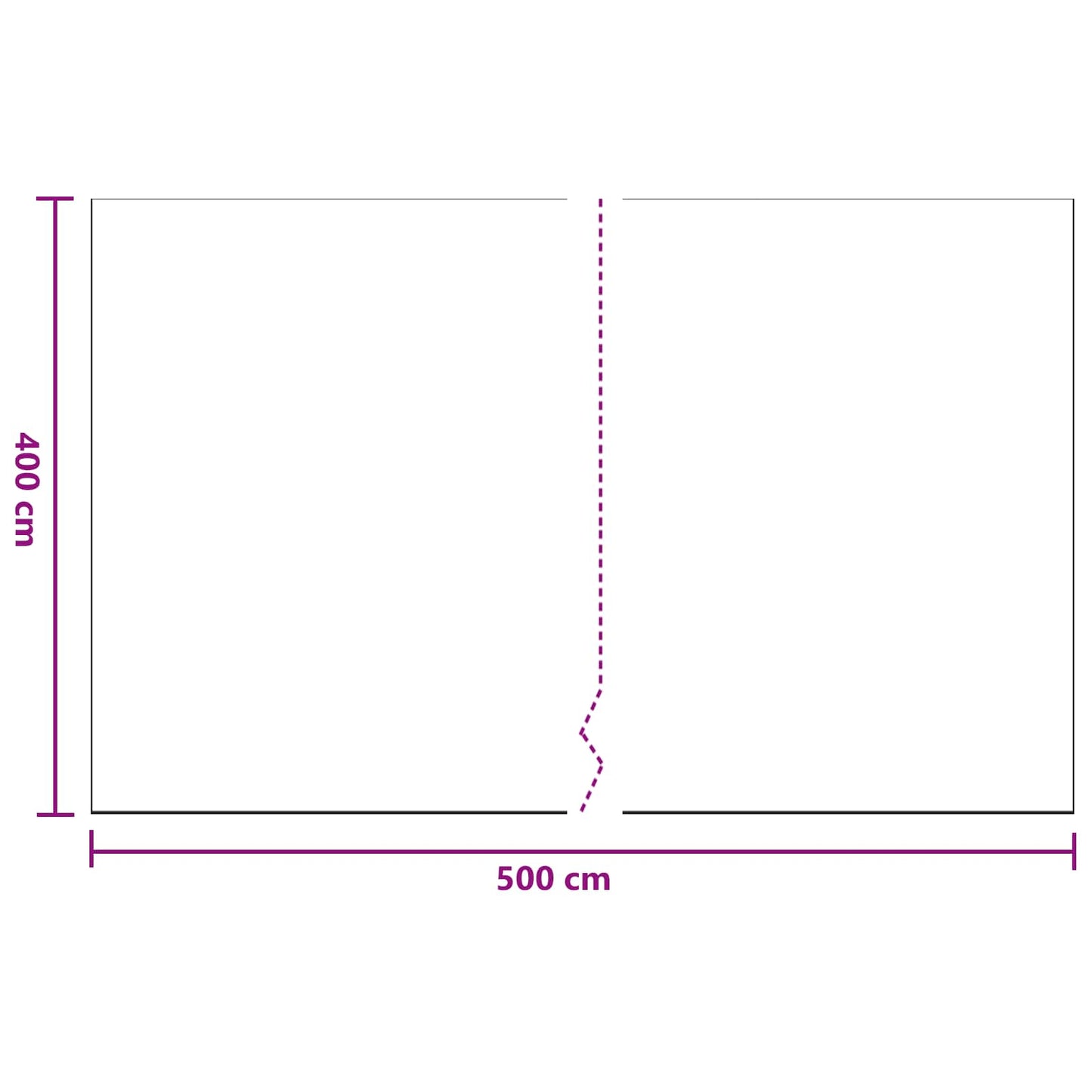 Støvblad 12 pcs Transparent 400 x 500 cm HDPE