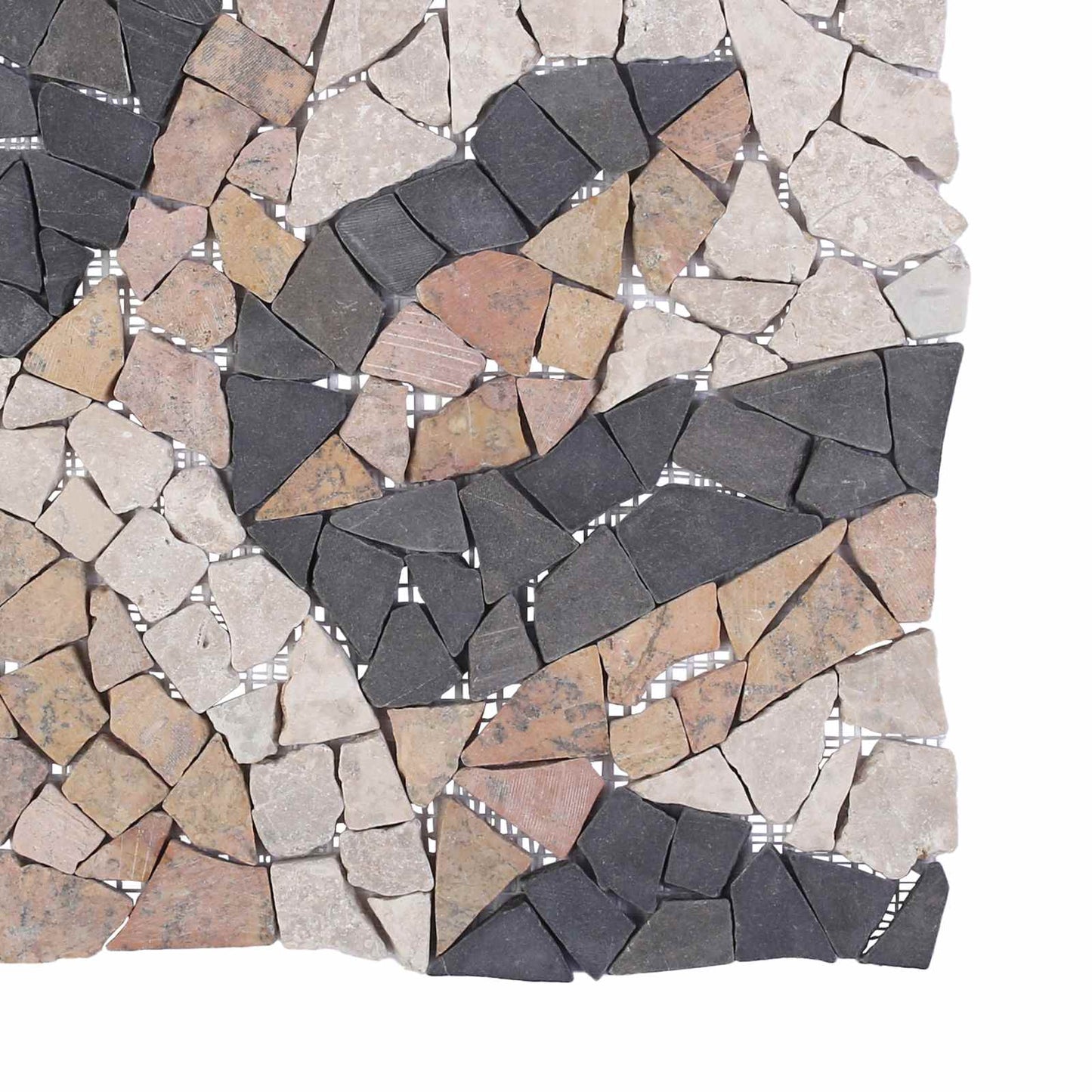 Mosaikfliser Solmønster Flerfarvet 120 x 120 cm Marmor