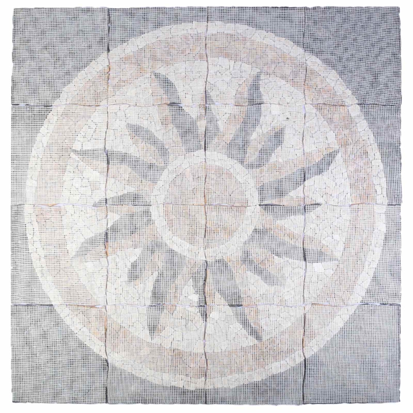 Mosaikfliser Solmønster Flerfarvet 120 x 120 cm Marmor