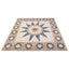 Mosaikfliser med blomsterdesign Flerfarvet 120 x 120 cm Marmor