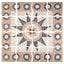 Mosaikfliser med blomsterdesign Flerfarvet 120 x 120 cm Marmor