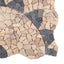 Mosaic Fliser Solsikke Mønster Flerfarvet 120 x 120 cm Marmor