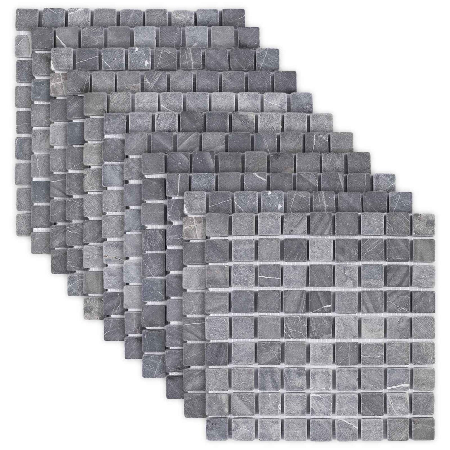 Mosaik Fliser Grå 30 x 30 cm Marmor