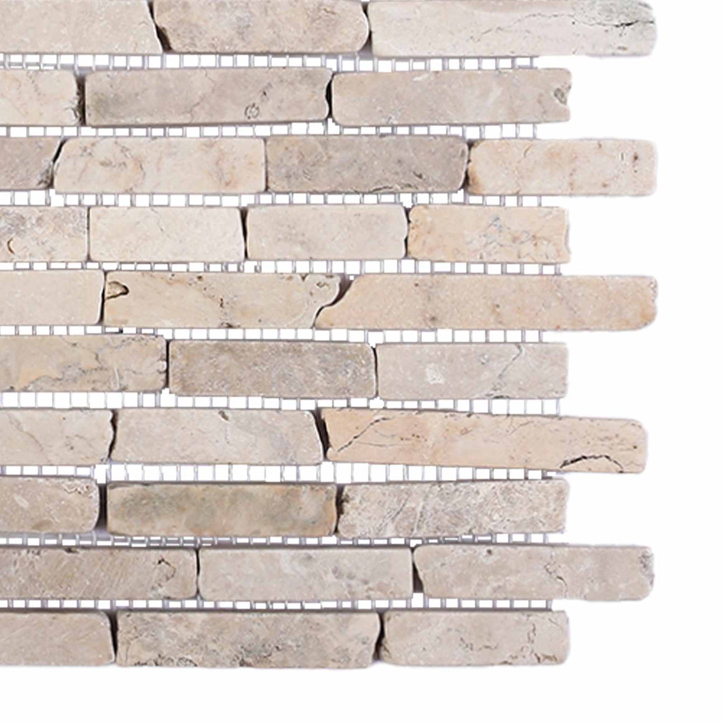 Mosaik Fliser Cremefarvet 30 x 30 cm Marmor