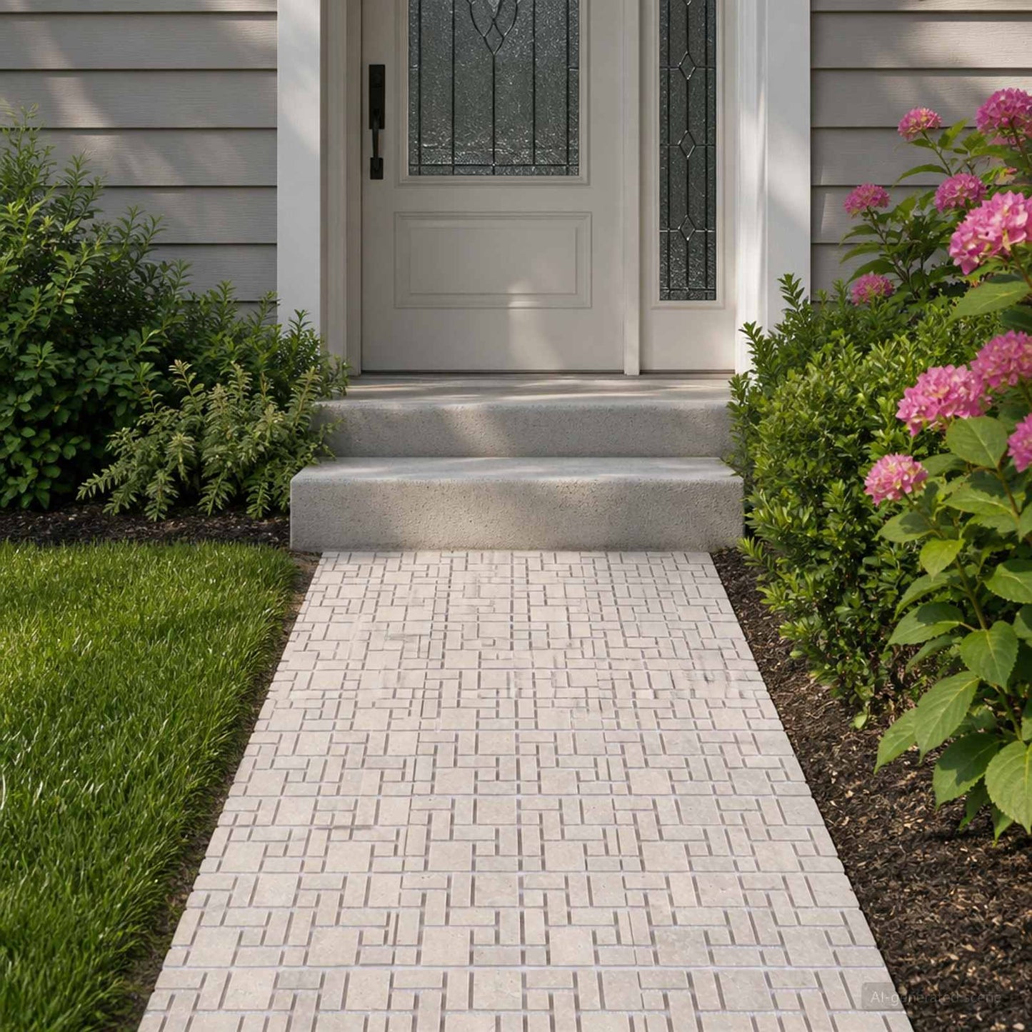 Mosaik Fliser Cremefarvet 30 x 30 cm Marmor