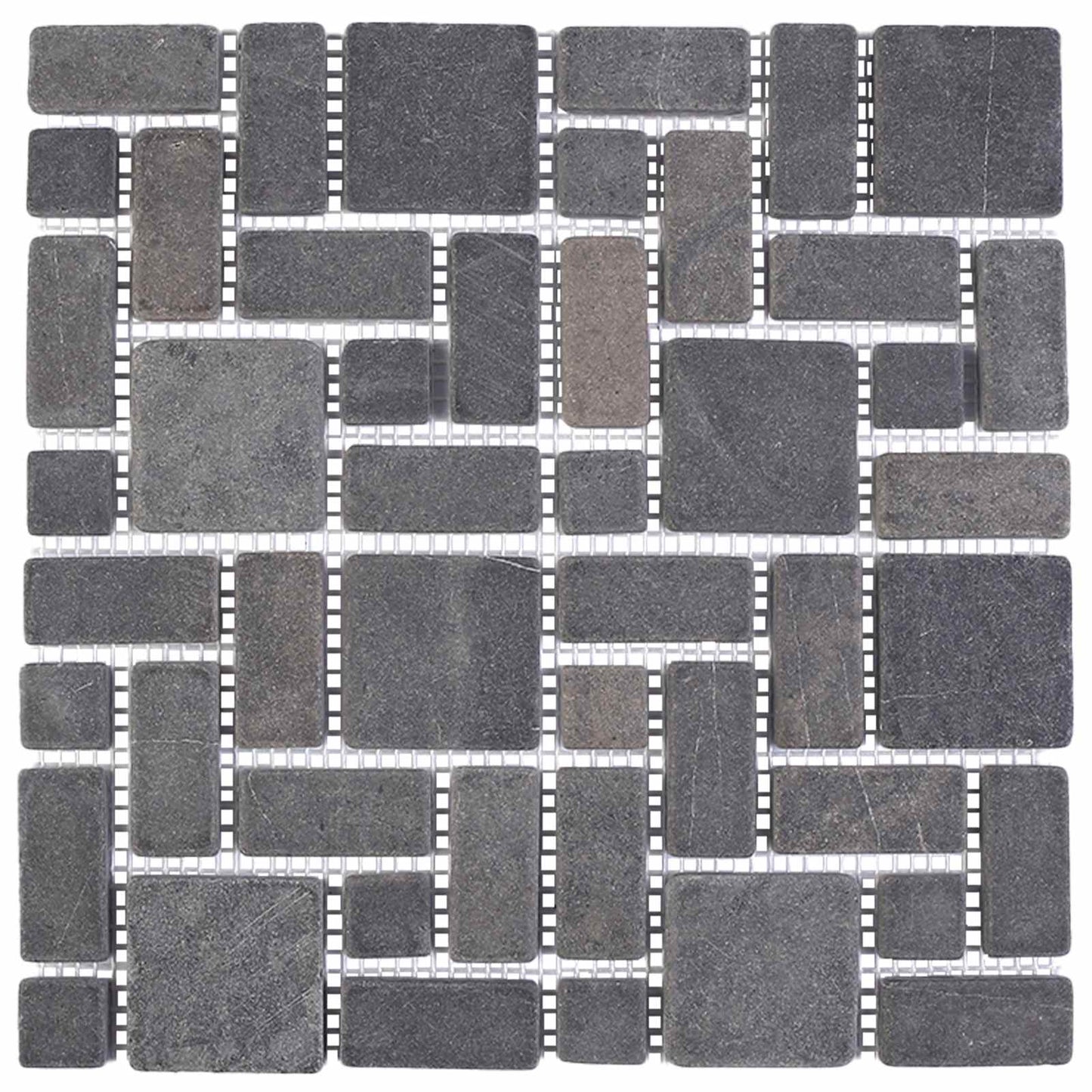 Mosaik Fliser Grå 30 x 30 cm Marmor