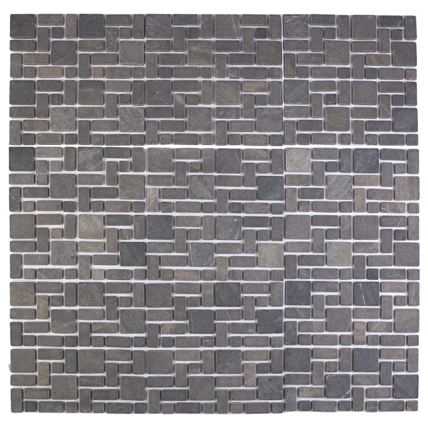 Mosaik Fliser Grå 30 x 30 cm Marmor