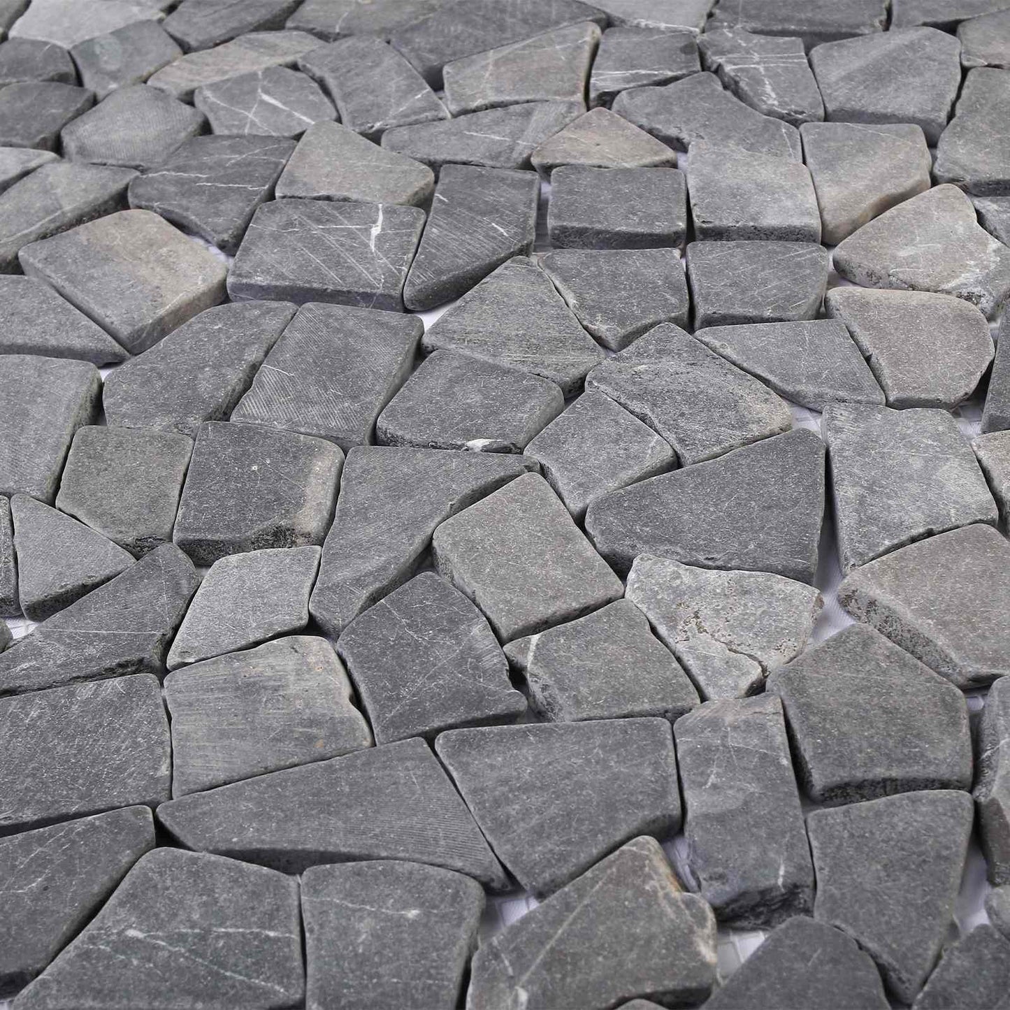Mosaik Fliser Mørkegrå 30 x 30 cm Marmor