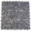 Mosaik Fliser Mørkegrå 30 x 30 cm Marmor