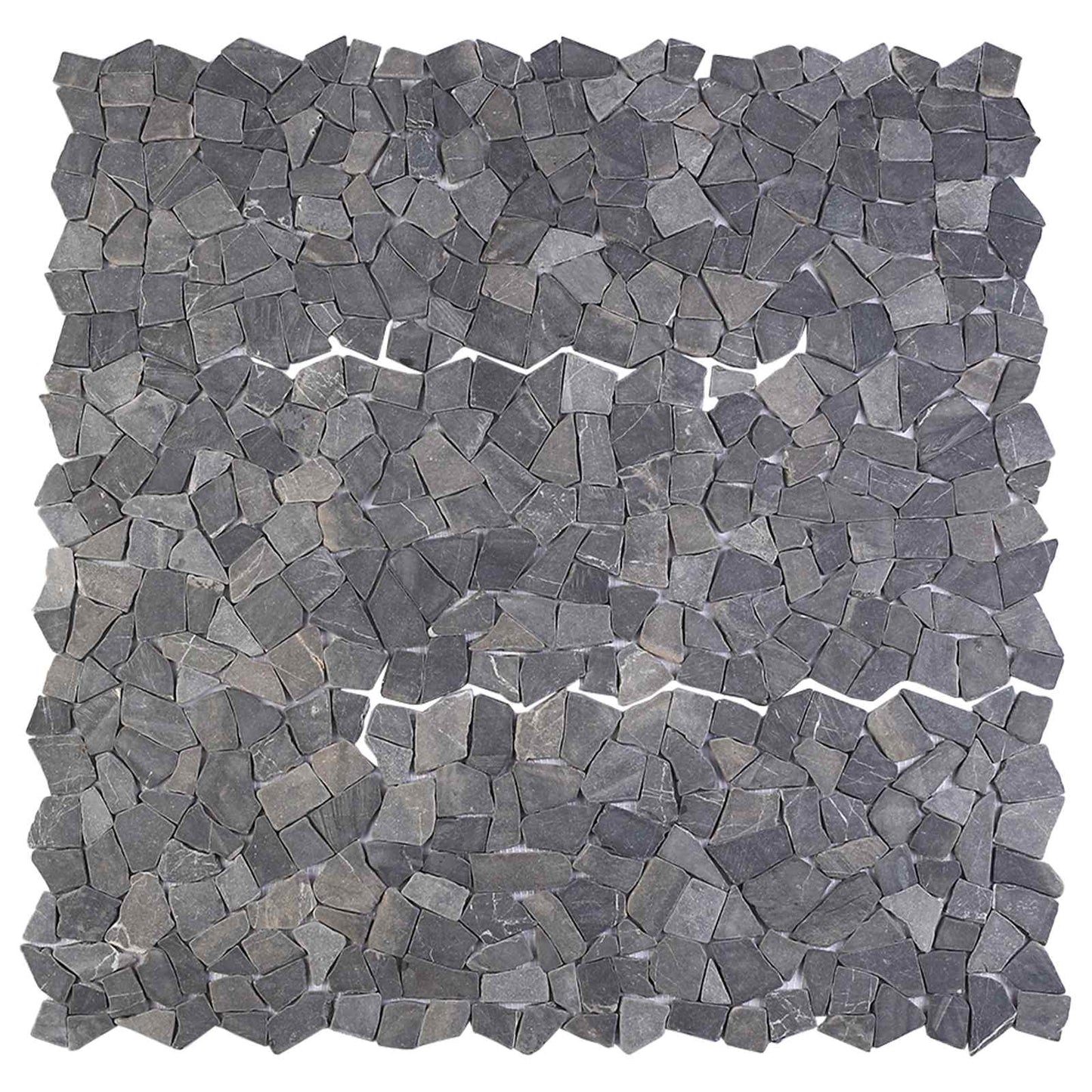 Mosaik Fliser Mørkegrå 30 x 30 cm Marmor