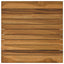 Bordplade 40 x 40 x 3,5 cm Firkantet Massiv Teaktræ Naturfarvet